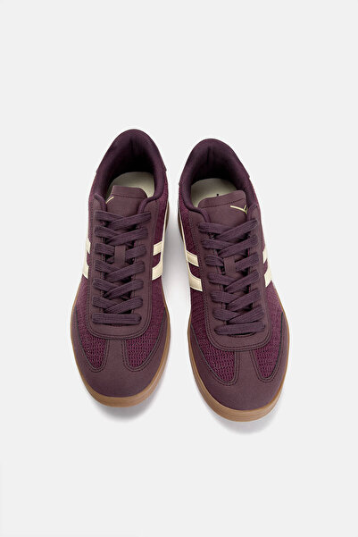 Pull & Bear Retro kumaş spor ayakkabı