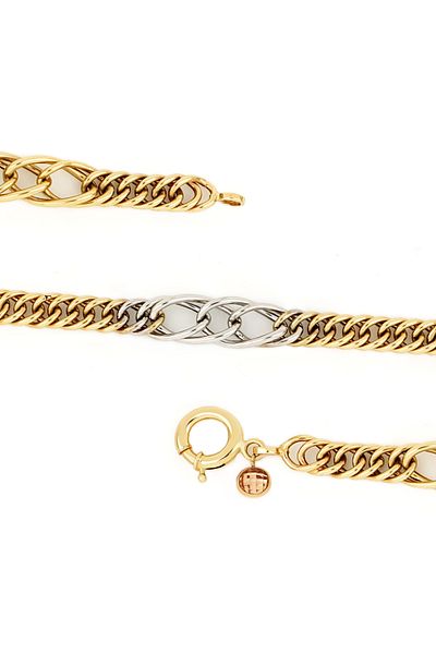 MOHI Fine Jewellery 14k yellow and white gold bracelet
