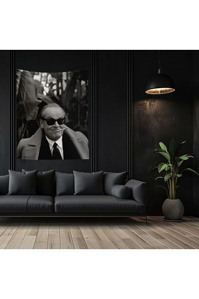 The Lucid Lab Husă de perete Jack Nicholson - 100 cm x 135 cm