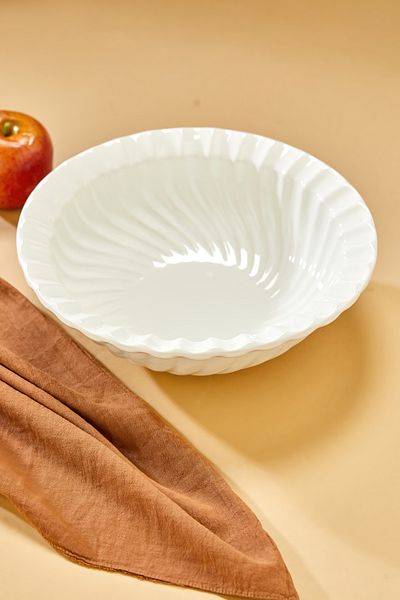 Sezka Life Papatya Oval Presentation Plate Serving Bowl Presentation Bowl
