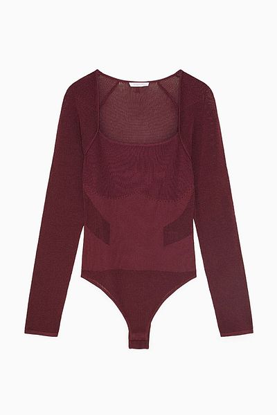 Patrizia Pepe Body tricotat - - M, Negru