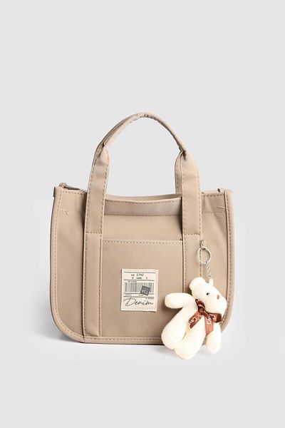 La La'Graccio Paris La'Graccio Paris Geantă de mână și crossbody pentru femei Ubge Teddy Bear Mink închis