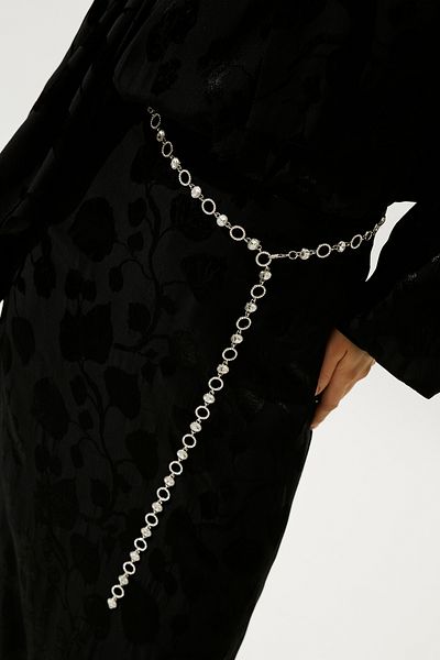 Manuka Ring Row Stone Belt Silver