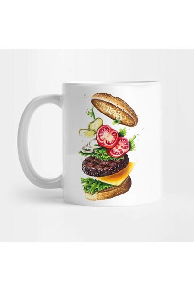 Pixxa Hamburger Love Mug