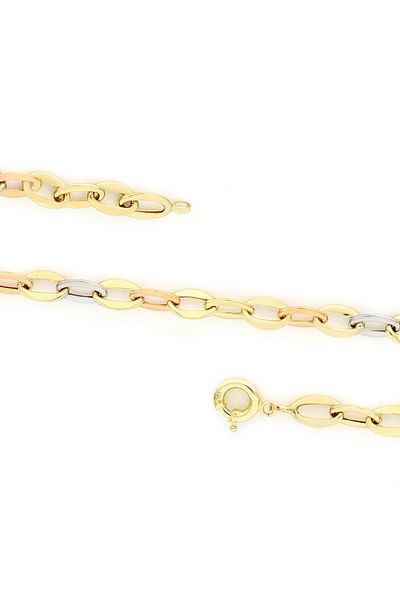 MOHI Fine Jewellery 14k yellow, white and rose gold bracelet