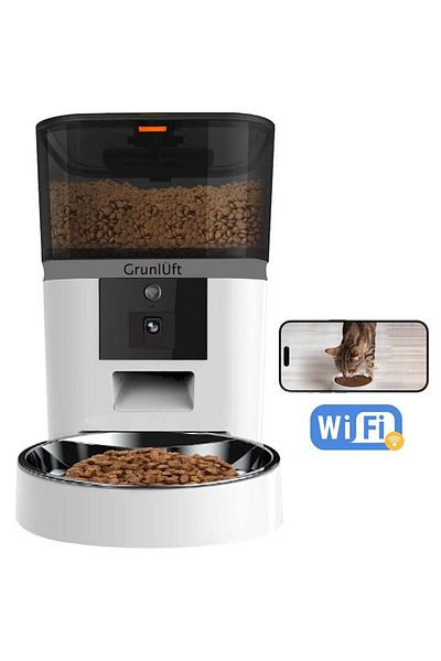 GRUNLUFT Alimentator automat Grunluft QQ005 WiFi, Alb