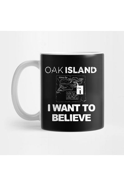 Pixxa Oak Island I Want to Believe Mug Cup