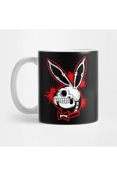 Pixxa Rabbit Skull Mug Cup