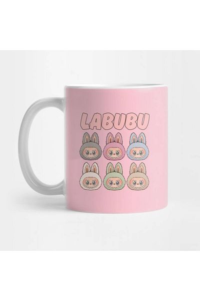 Pixxa Macaron Labubu Mug Cup
