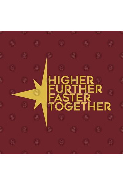 Pixxa Higher Further Faster Together Mug Cup