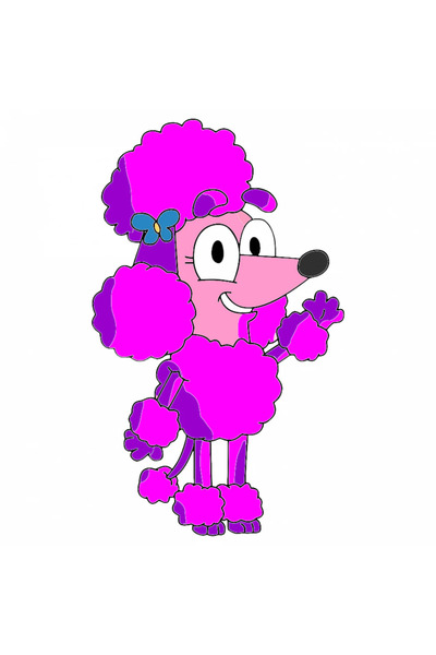 INOVATIX Set de 8 piese, autocolant Coco Bluey, INOVATIX®. 6 cm