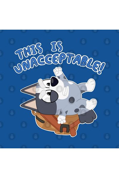 Pixxa This Is Unacceptable! Bluey Mug Cup