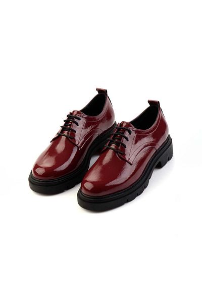 Bambi Pantofi casual de damă roșu Claret K01638037008