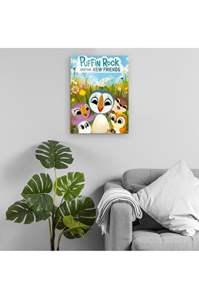 Pixxa Puffin Rock Metal Tablo Model 3