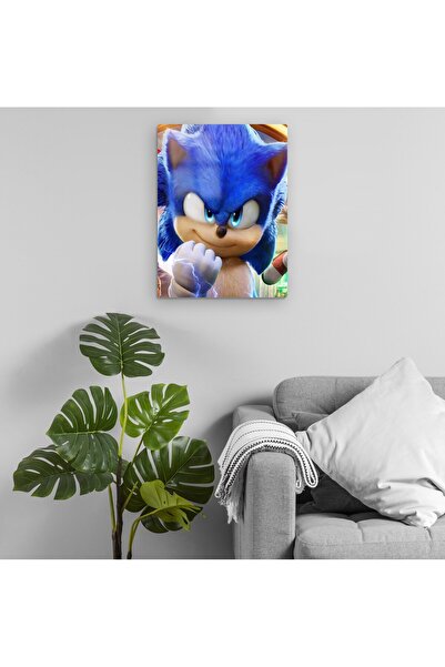 Pixxa Sonic Temalı Metal Tablo Model 1