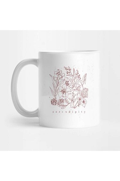 Pixxa كوب BTS Flower & Serendipity