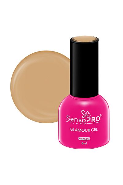 SensoPRO Milano Ojă semipermanentă Glamour Gel 8ml, Perfect Coffee #20