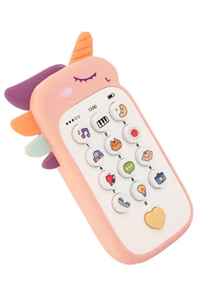 Fun Moment لعبة هاتف موسيقية مع عضاضة للأطفال