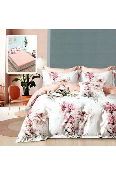 PATONE Finet bed linen, fitted sheet 180x200cm, 6 pieces, double bed, Pucioasa, RAH160-187