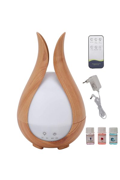 zola Umidificator ultrasunete 3 in 1, difuzor arome, LED RGB, 200 ml, 2 moduri, 3 arome, 21x17.5 cm