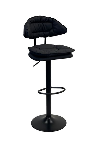 rexa Modern Coffee Bar Stool with Padded Seat – Adjustable Height, Metal Base