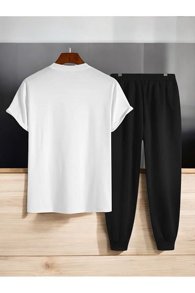 uyguntarz Unisex Dr: Σετ αθλητική φόρμα με εμπριμέ μπλουζάκι AYI Design