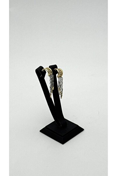 ELİOSA Two Separate Color Non-Tarnish Steel Earrings