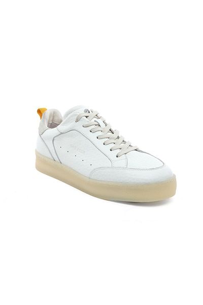 Greyder 18520 White Genuine Leather Men's Sneaker Shoes