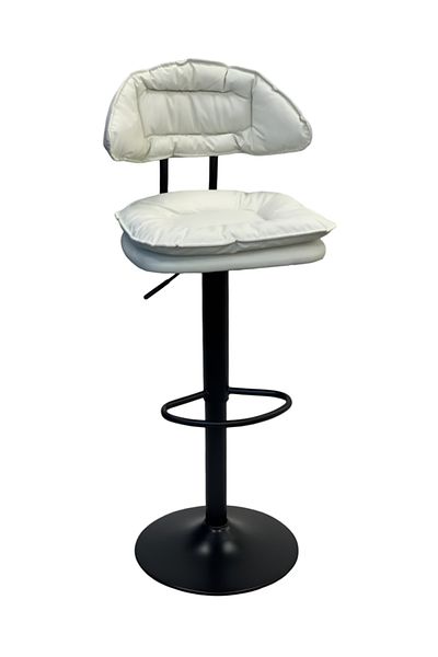 rexa Modern Coffee Bar Stool with Padded Seat – Adjustable Height, Metal Base