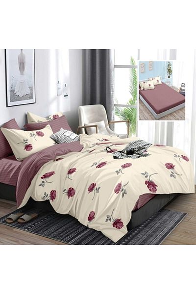 PATONE Finet bed linen, fitted sheet 180x200cm, 6 pieces, double bed, Pucioasa, RAH160-247
