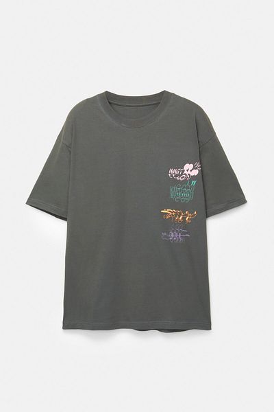 Pull & Bear Mickey Mouse short sleeve sweatshirt