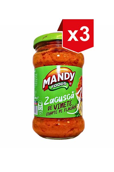 MANDY eggplant zacusca 300 g x3PCS
