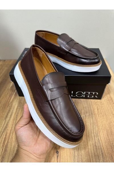 Serhat Özköroğlu Lfr-F083-1 Leather Roller Shoes Brown