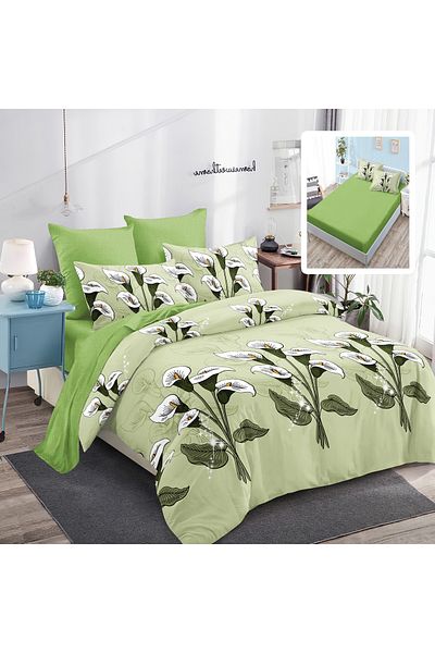PATONE Finet bed linen, fitted sheet 180x200cm, 6 pieces, double bed, Pucioasa, RAH160-140