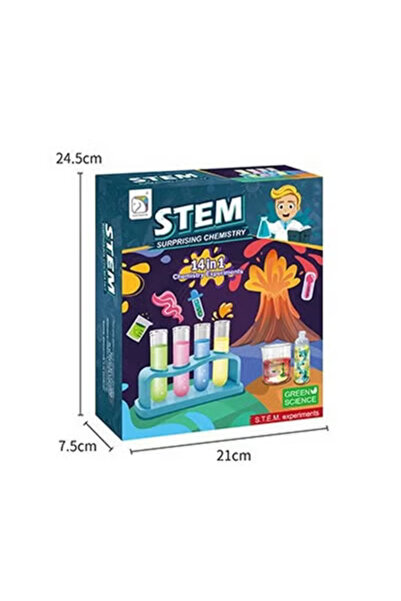 Fun Moment لعبة تعليمية كيمياء مدهشة للأطفال مكونة من 14 قطعة تساعد على الترك...