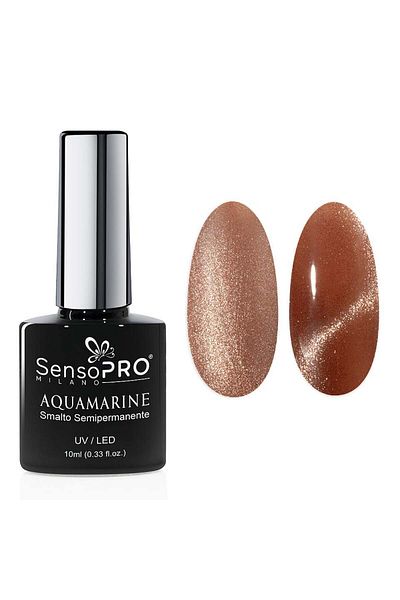 SensoPRO Milano Oja semipermanentă Aquamarine SensoPRO Milano 10ml, Rosewood Royale