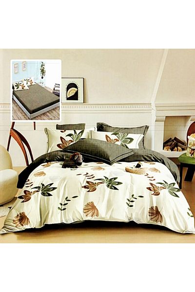 PATONE Finet bed linen, fitted sheet 160x200cm, 6 pieces, double bed, Pucioasa, RAH160-199