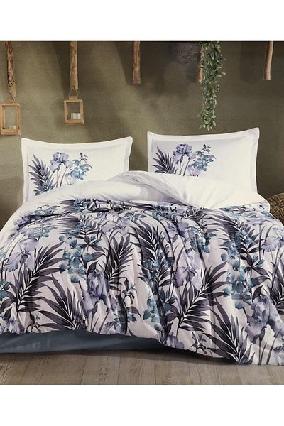 Clasy 100% Cotton Ranforce Double Duvet Cover Set