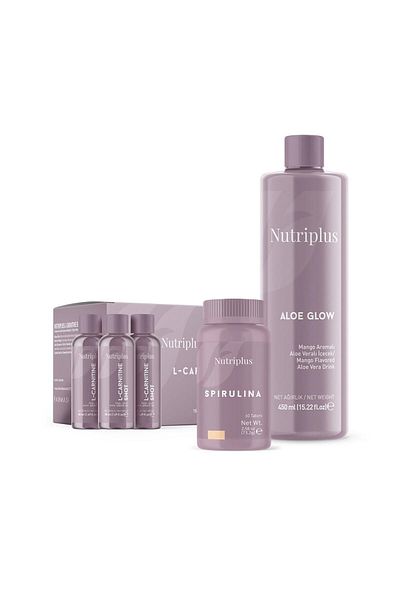 Farmasi NUTRIPLUS Slimming Set, L-carnitine, Spirulina, Aloe Glow, Farmasi
