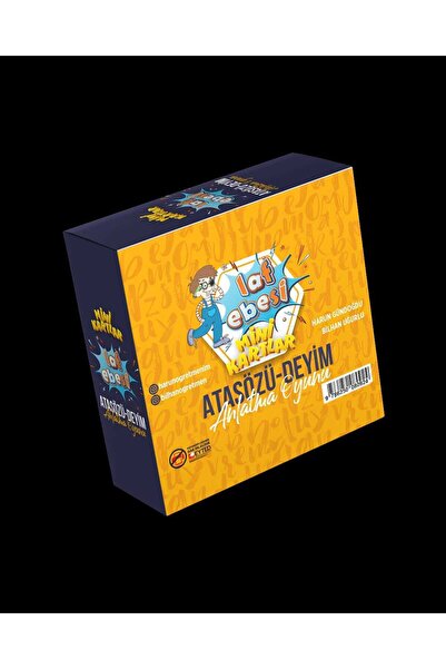TÜRKÇE ATÖLYESİ Laf Ebesi Deyim Atasözü Oyun Kartları