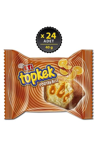 Eti Topkek Orange 40 g X 24 Pieces