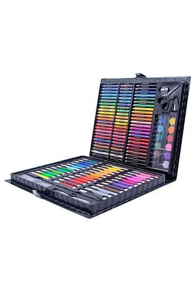 WePro Store Set of 150 drawing and painting, Plastic, Black