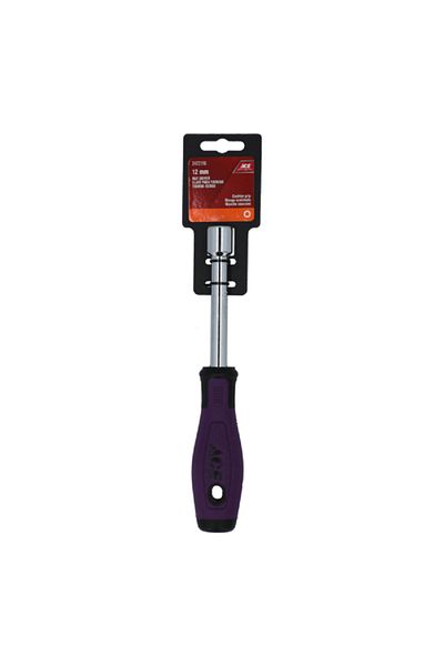 ACE TPR Handle Cushion Grip Nut Driver Multicolor 12mm