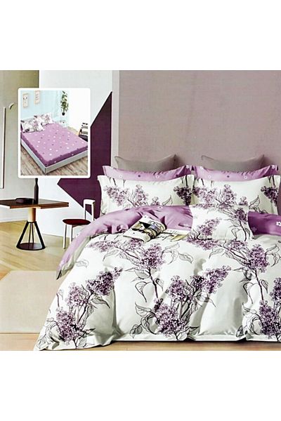 PATONE Finet bed linen, fitted sheet 160x200cm, 6 pieces, double bed, Pucioasa, RAH160-207