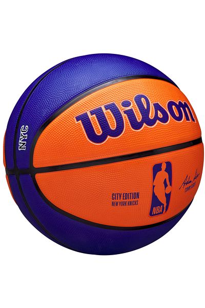 Wilson NBA Team City Edition New York Knicks Out Ball, Unisex Basketball ball