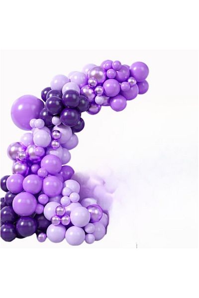 TrendiShop Set of 109 Decorative Balloons TrendiShop® for Events, Premium Quality, Latex Material