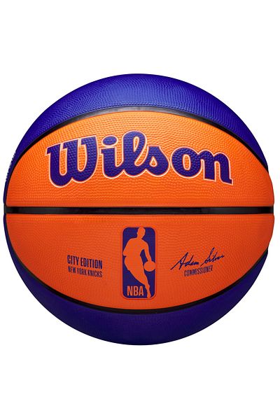 Wilson NBA Team City Edition New York Knicks Out Ball, Unisex Basketball ball