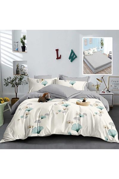 PATONE Finet bed linen, fitted sheet 160x200cm, 6 pieces, double bed, Pucioasa, RAH160-246