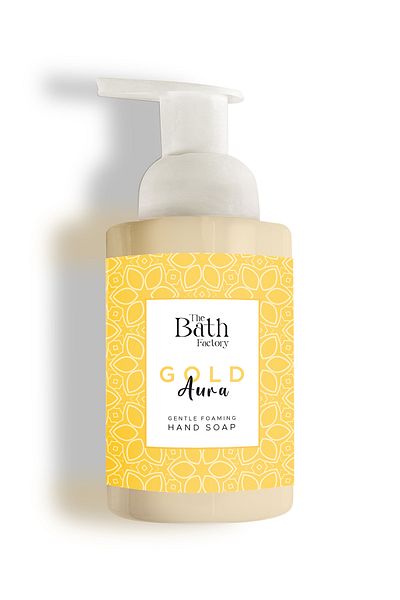 THE BATH FACTORY Moisturizing Purifying Gold Aura Foam Soap 300 ml