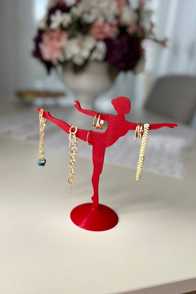 lina hobby Ballerina Jewelry Stand |   Decorative Jewelry Organizer |   Necklace Earring Ring Hanger